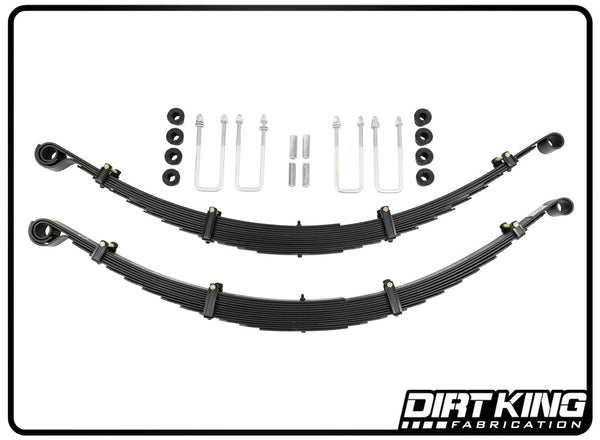 Dirt King Long Travel Leaf Springs | 1999-2018 Silverado / Sierra 1500