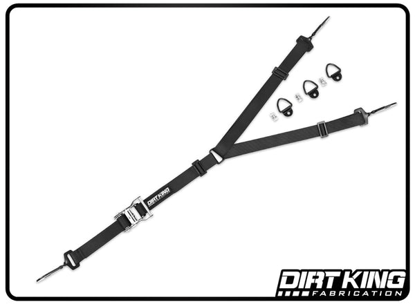 Dirt King 3 Way Spare Tire Strap & Mount | 1999+ Silverado / Sierra 1500