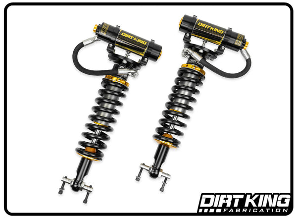 Dirt King 2.5 Coilovers | DCA Remote Reservoir | 2007-18 Silverado / Sierra 1500