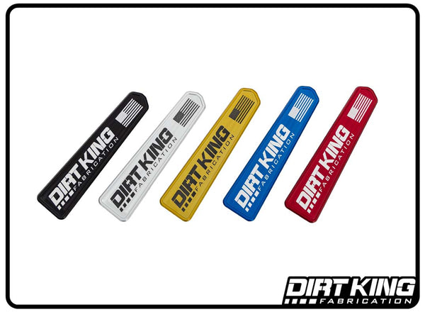 Dirt King Upper Arm Machined Logo Plates | 2008-17 Silverado / Sierra 1500