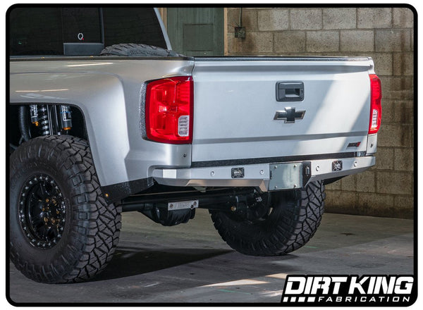 Dirt King Plate Rear Bumper | 2007-18 Silverado / Sierra 1500