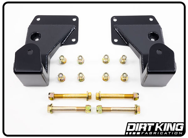 Dirt King Rear Shackle Hangers | 1999-2018 Silverado / Sierra 1500