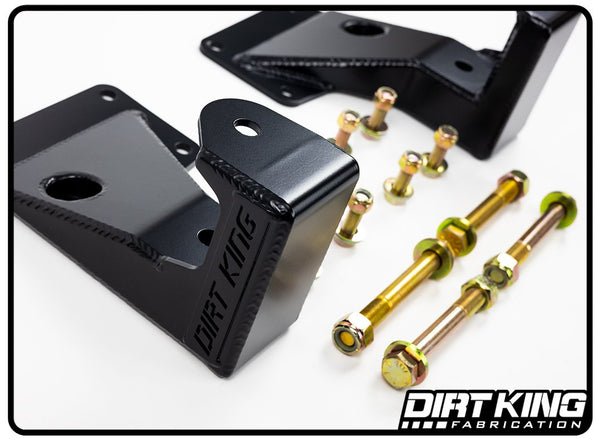 Dirt King Rear Shackle Hangers | 1999-2018 Silverado / Sierra 1500
