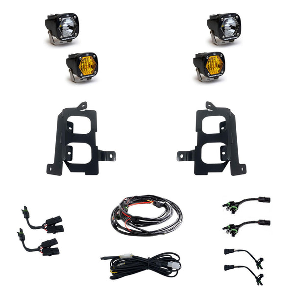 Baja Designs S1 Dual Fog Pocket Light Kit | 19-22 GMC Sierra 1500 - Underland Offroad
