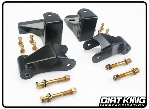 Dirt King Shackle & Hanger Kit | 1999-2018 Silverado / Sierra 1500