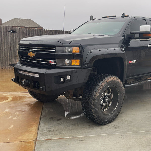 Chassis Unlimited Attitude Front Winch Bumper | 2015-19 Silverado HD