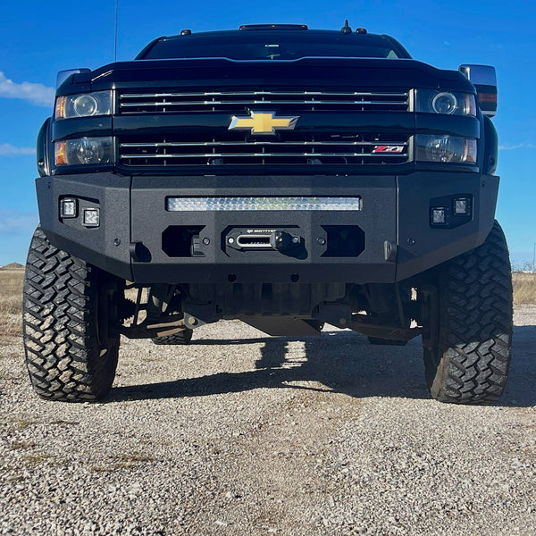 Chassis Unlimited Attitude Front Winch Bumper | 2015-19 Silverado HD