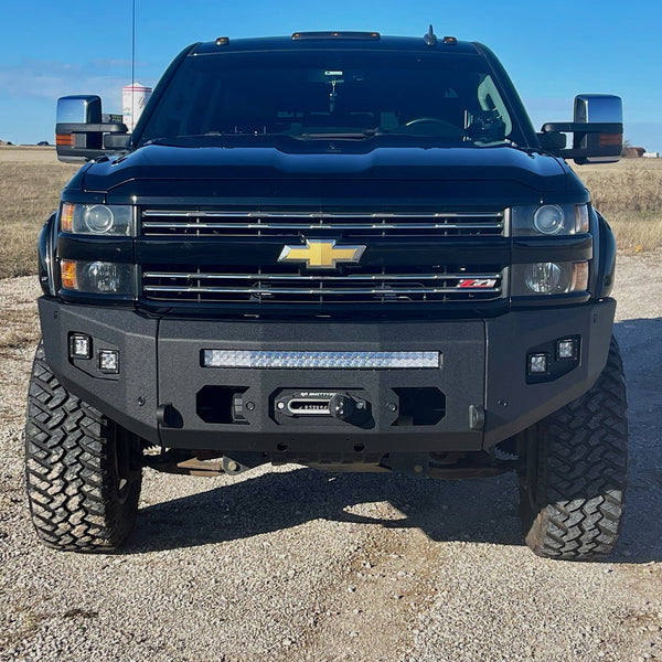 Chassis Unlimited Attitude Front Winch Bumper | 2015-19 Silverado HD