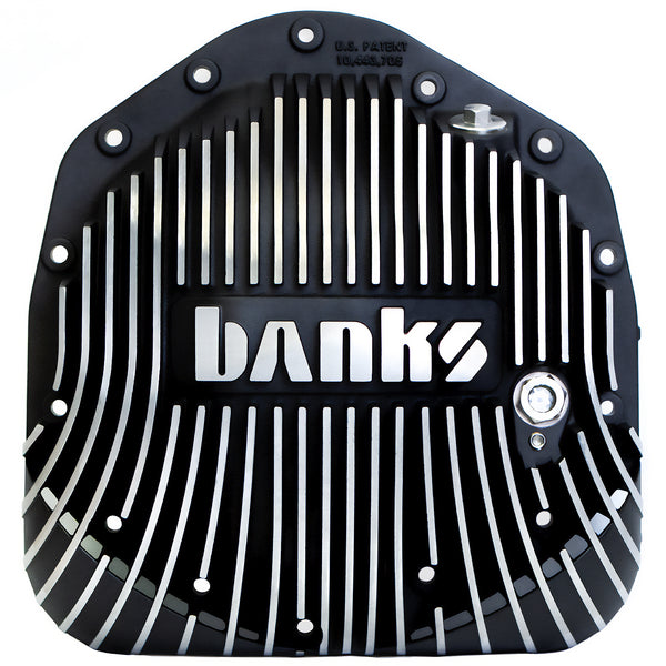 Banks Ram-Air Differential Cover Kit Satin Black/Machined w/Hardware 01-19 Chevy/GMC 03-24 Ram with AAM 11.5 Inch or 11.8 Inch 14 Bolt Rear Axle