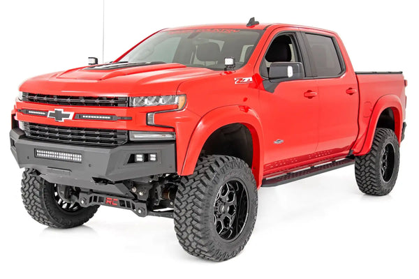 Rough Country RPT2 Running Boards | 2019+ Silverado / Sierra 1500 | 2020+ HD