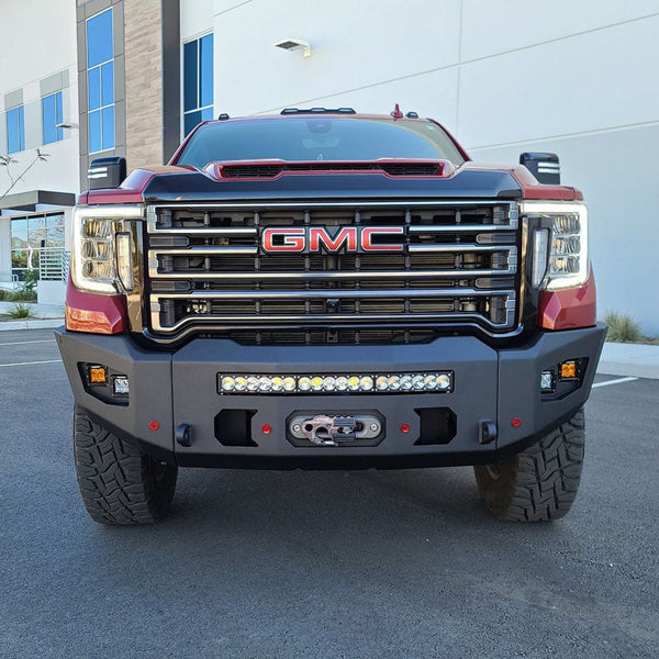 Chassis Unlimited Attitude Front Winch Bumper | 2020+ Sierra HD