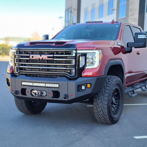 Chassis Unlimited Attitude Front Winch Bumper | 2020+ Sierra HD