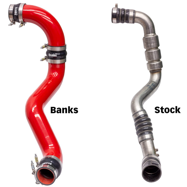 Banks Boost Tube Upgrade Kit Red Powder Coated (Set) for 17-19 Chevy/GMC 2500/3500 6.6L Duramax L5P