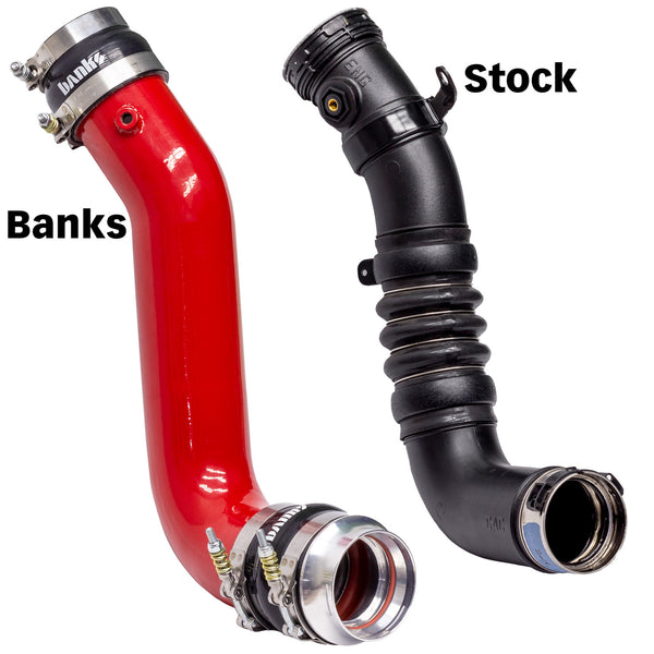 Banks Boost Tube Upgrade Kit Red Powder Coated (Set) for 17-19 Chevy/GMC 2500/3500 6.6L Duramax L5P