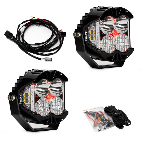 Baja Designs LP4 Pro LED Auxiliary Light Pod Pair Light Pattern Color Backlight