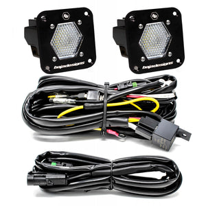 Baja Designs LED Light Pods S1 Pair LED Flush Mount Backup Kit