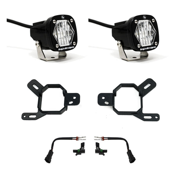 Baja Designs S1 Fog Pocket Light Kit AT4-X | 2022+ GMC Sierra 1500 | 2024-2025 Chevy Silverado 2500HD | 2024-2025 Chevy Silverado 3500HD | More