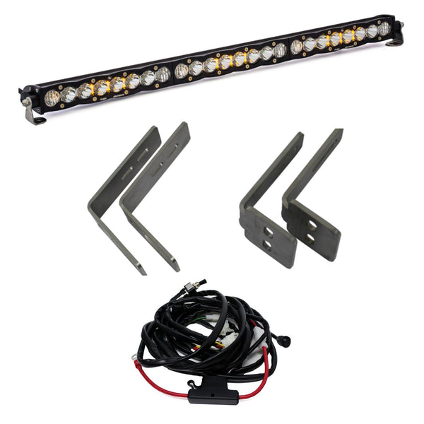 Baja Designs S8 30 Inch Grille Mount Kit | 2011-2016 Chevy Silverado 2500HD | 2011-2016 Chevy Silverado 3500HD