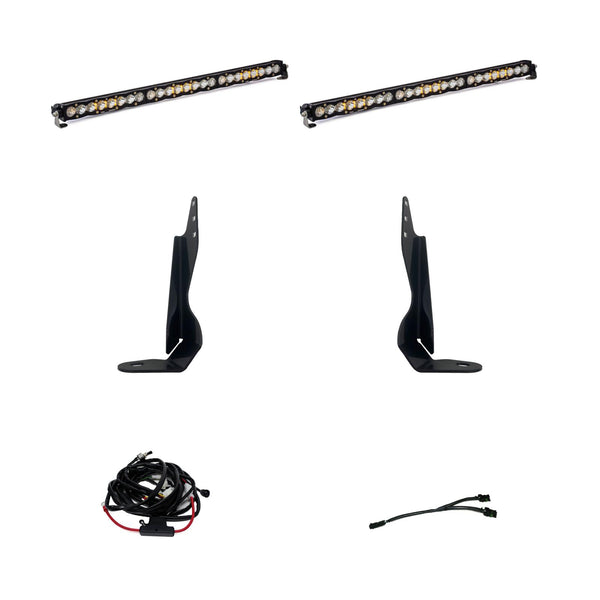 Baja Designs Behind Grille Kit Dual S8 | 2020-2023 GMC Sierra 2500HD | 2020-2023 GMC Sierra 3500HD