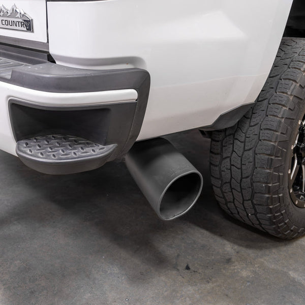 Banks Monster Exhaust System for 11-15 Chevy/GMC 2500/3500 and (16 2500 Only) 6.6L Duramax LML (SRW) Black Tip