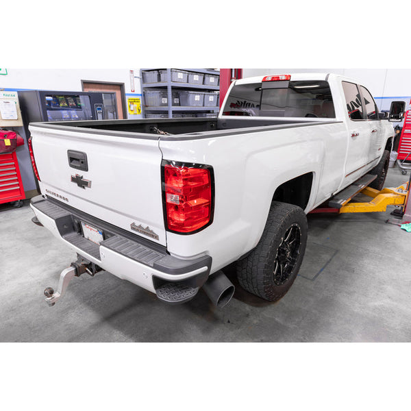 Banks Monster Exhaust System for 11-15 Chevy/GMC 2500/3500 and (16 2500 Only) 6.6L Duramax LML (SRW) Black Tip