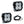 Baja Designs Squadron 2.0 Pro Black LED Auxiliary Light Pod Pair