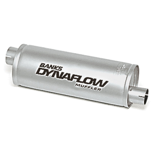 Banks Stainless Steel Exhaust Muffler 3 Inch Inlet X 3.5 Inch Outlet Various Applications