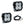 Baja Designs Squadron 2.0 Sport Black LED Auxiliary Light Pod Pair