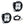 Baja Designs Squadron-R 2.0 Sport Black LED Auxiliary Light Pod Pair