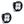 Baja Designs Squadron-R 2.0 Sport Black LED Auxiliary Light Pod Pair