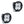 Baja Designs Squadron-R 2.0 Sport Black LED Auxiliary Light Pod Pair