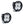Baja Designs Squadron-R 2.0 Pro Black LED Auxiliary Light Pod Pair