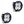Baja Designs Squadron-R 2.0 Pro Black LED Auxiliary Light Pod Pair
