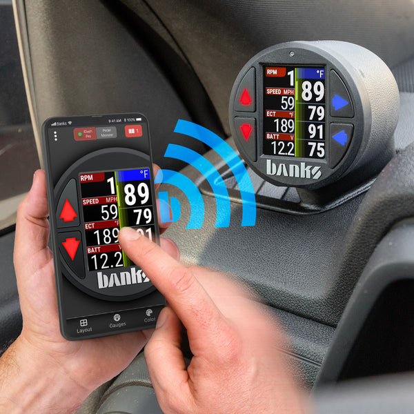 Banks iDash Pro OBDII CAN Bus Vehicles Expansion Gauge