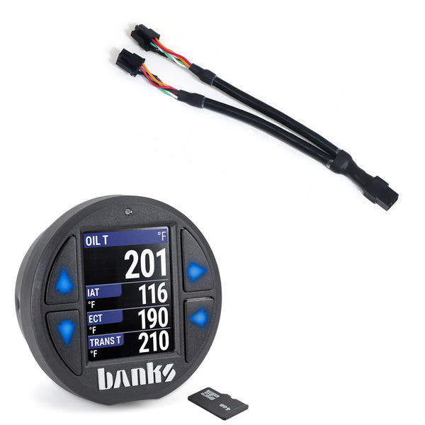 Banks iDash Data Pro for use with OBDII CAN bus vehicles Expansion Gauge