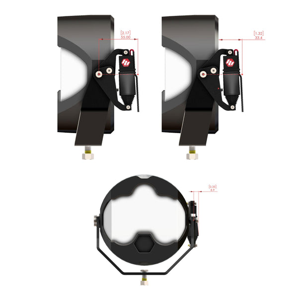Baja Designs Reflex Light Actuator Kit LP4/LP6/LP9/XL-M Housing