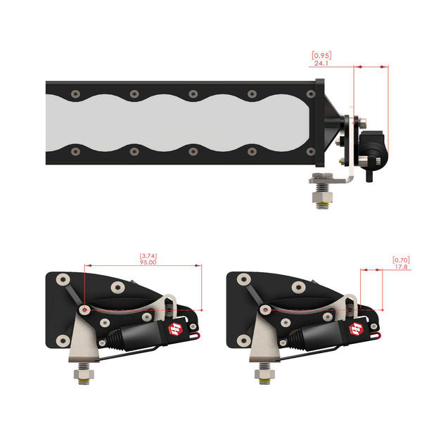 Baja Designs Reflex Light Actuator Kit OnX6+ Single 10 Inch Light Bar