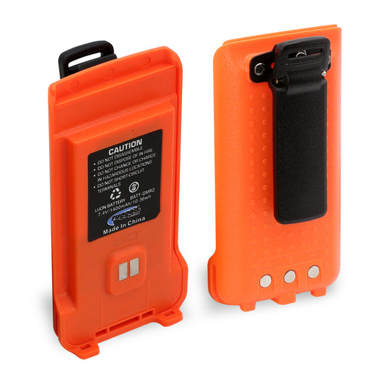Rugged Radios GMR2 Replacement Battery w/ 12v Charge Port and Belt Clip - Colorado & Canyon Enthusiasts
