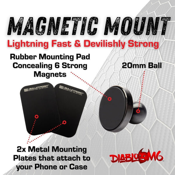 Bulletpoint Mounting Solutions RubiGrid Multi-Device Dash Mount | 2014-18 Silverado / Sierra 1500 | 2015-19 Silverado / Sierra HD