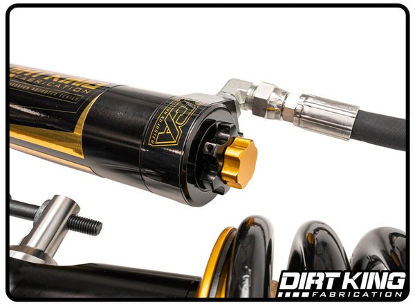 Dirt King 2.5 Coilovers | DCA Remote Reservoir | 2019+ Silverado / Sierra 1500
