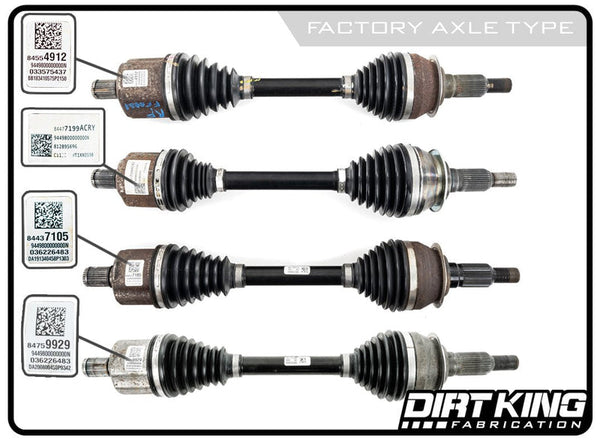 Dirt King Long Travel Axle Shafts | 2019+ Silverado / Sierra 1500