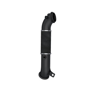MBRP Armor BLK 3 Inch Turbo Down Pipe | 2011-2015 Chevrolet/GMC Silverado/Sierra 2500/3500 6.6L Duramax