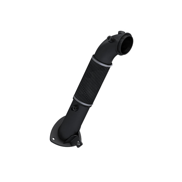 MBRP Armor BLK 3 Inch Turbo Down Pipe | 2015-2016 Chevrolet/GMC Silverado/Sierra 2500/3500 6.6L Duramax