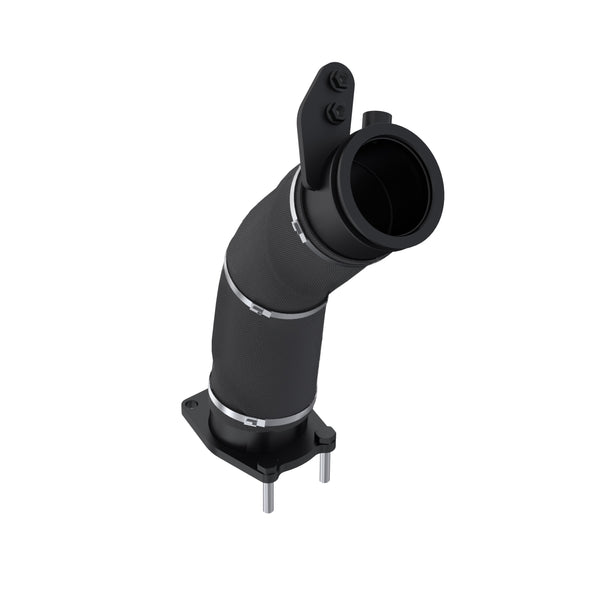 MBRP Armor BLK 3.5 Inch Down Pipe | 2017+ Silverado/Sierra 2500HD/3500HD L5P Duramax 6.6L