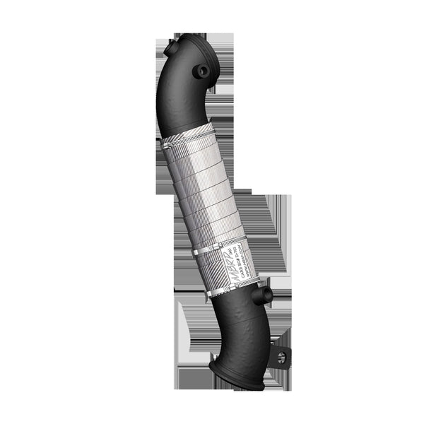 MBRP Armor BLK 3 Inch Turbo Down Pipe Carb EO D-763 | 2011-2015 Chevrolet/GMC Silverado/Sierra 2500/3500 Duramax
