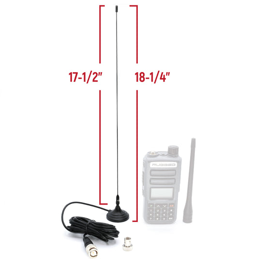 Rugged Radios Magnetic Mount Antenna for Rugged GMR2 PLUS Handheld Radios - Colorado & Canyon Enthusiasts