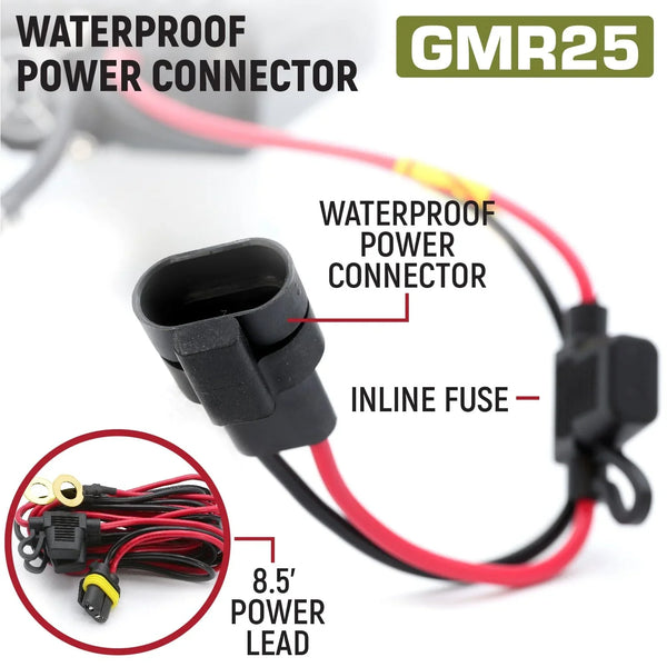 Rugged GMR25 Waterproof GMRS Mobile Radio - Colorado & Canyon Enthusiasts