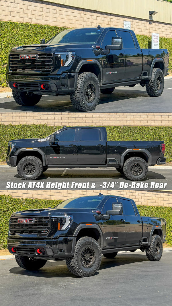 McGaughy’s Rear De-Rake Kit | 2024+ Silverado / Sierra HD | ZR2/AT4X