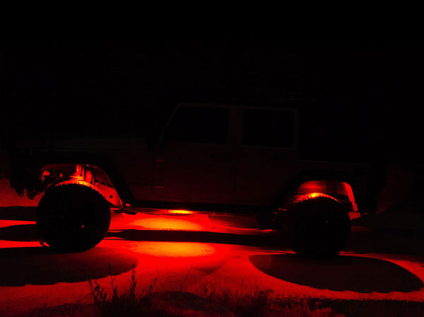 Leitner / KC HiLiTES 339 C-Series RGB LED Rock Light Kit with ACS Brackets