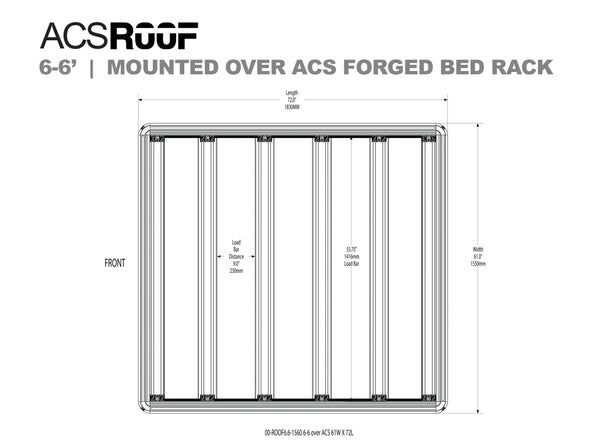 Leitner ACS ROOF for Over ACS FORGED & CLASSIC Bedrack